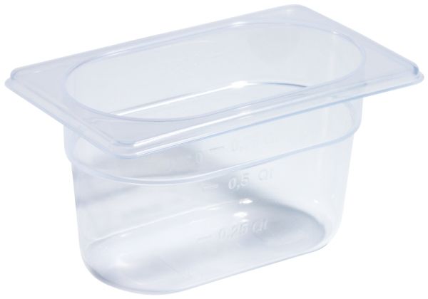 GN-Behälter Polypropylen 1/9, 17,6 x 10,8 cm, Tiefe: 100 mm