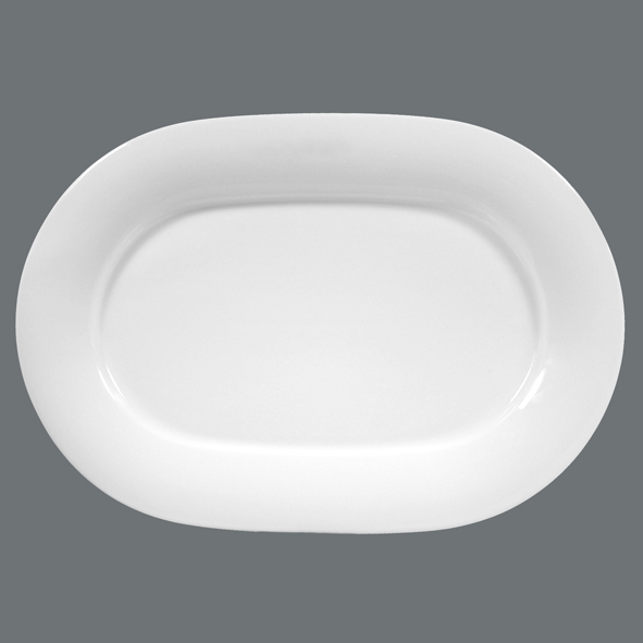 Seltmann Weiden, Savoy - Platte oval, uni, weiss, 36 cm
