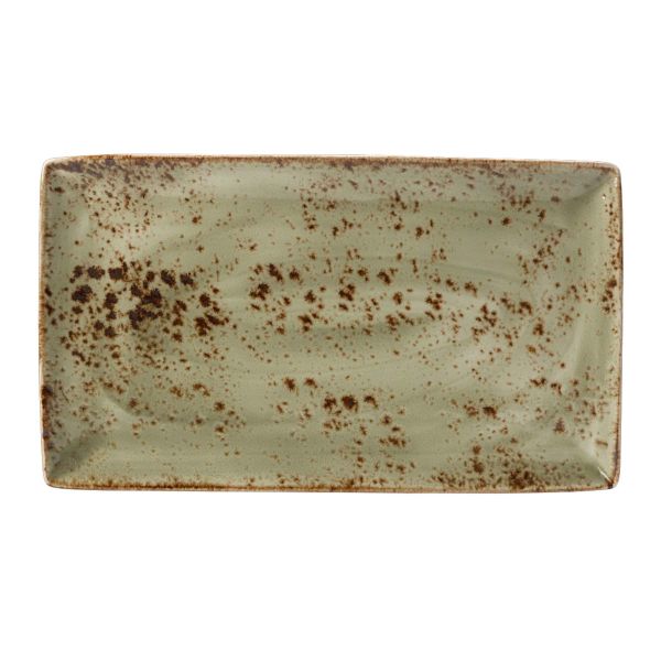 Steelite, Craft : Green 1131 - Platte rechteckig Nr. 3, 33 x 19 cm