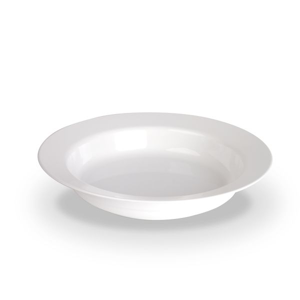 Teller tief PC, uni, weiss, D: 19 cm/ 0,35 ltr.
