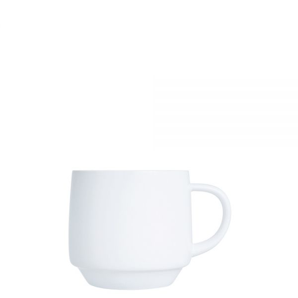 Arcoroc, Intensity - Kaffee-Obere stpb., uni, weiss, 0,25 ltr.