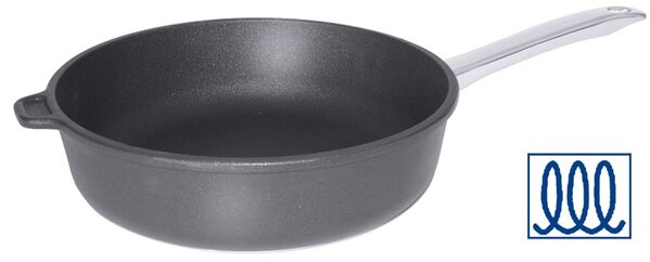 Bratpfanne hoch, induktionsgeeignet, Antihaft, D: 28 cm, H: 7 cm