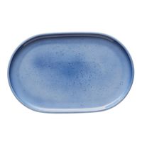 Schönwald, Shiro : Blue Splash 63171 - Platte oval, coup, 30 x 19 cm Schönwald, Shiro : Blue Splash 63171 - Platte oval, coup, 30 x 19 cm