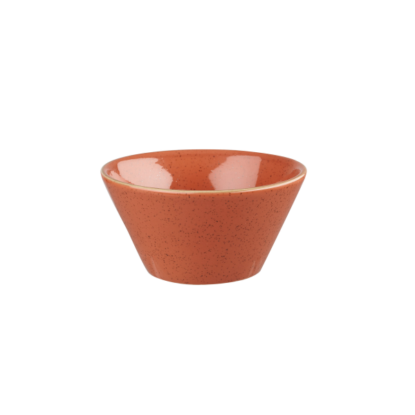 Churchill, Stonecast : Spiced Orange - Schale hoch, 12,1 x 6,5 cm/ 0,34 ltr.