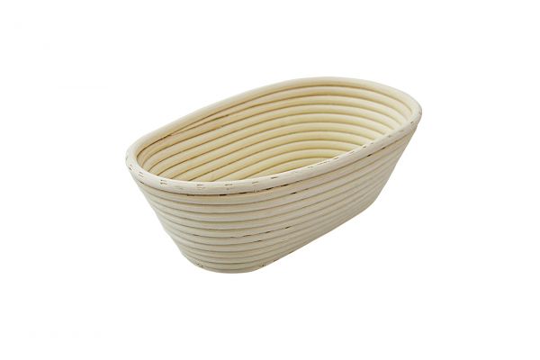 Brotform, Gärkorb oval, Peddingrohr, 240 x 140 mm, 500 g