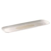 GN 2/4 Tablett BLUSH, Melamin, 53 cm x 16,2 cm, H: 2,5 cm, Fb. weiss-beige GN 2/4 Tablett BLUSH, Melamin, 53 cm x 16,2 cm, H: 2,5 cm, Fb. weiss-beige