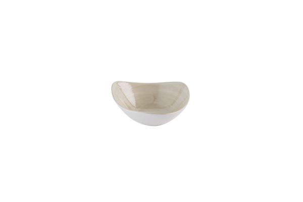Churchill, Stonecast Canvas : Natural - Schale dreieckig, 18,5 cm/ 0,37 ltr.