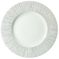 Churchill, Bamboo - Teller flach breite Fahne, uni/ weiss, 27,2 cm Churchill, Bamboo - Teller flach breite Fahne, uni/ weiss, 27,2 cm