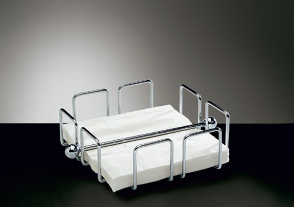 Serviettenhalter f. Servietten 1/4 Falz, max. 50 Stck., 19 x 19 x 6,5 cm