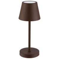 Tischleuchte MERLE MICRO, Metall, Farbe: rostfarben, 1x LED 1,0 W / 100 lm, dimmbar in 3 Stufen, D: 8 cm, H: 20 cm Tischleuchte MERLE MICRO, Metall, Farbe: rostfarben, 1x LED 1,0 W / 100 lm, dimmbar in 3 Stufen, D: 8 cm, H: 20 cm