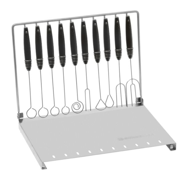 Pralinentunkgabel-Set Profi 10-teilig, Edelstahl/ Kunststoff, 305 x 260 x 50 mm