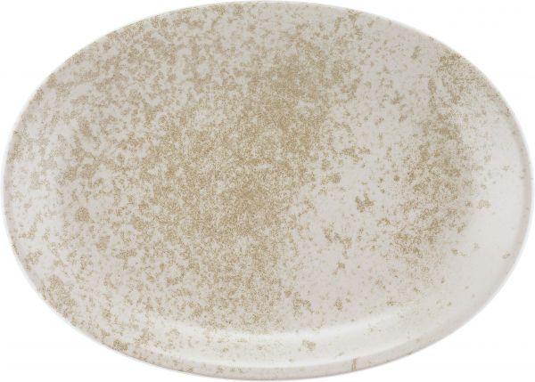 Bauscher, Sandstone : Dekor 425776 Beige - Platte oval coup 32,3 x 22,8 cm
