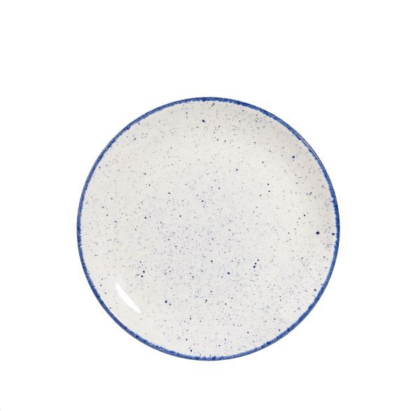 Churchill, Stonecast Hints : Indigo Blue - Teller flach Coup, 21,7 cm
