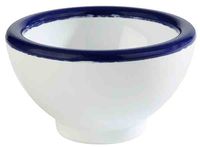 Schale PURE, FRUITS D: 5,5 cm, H: 4 cm, Melamin, weiss, blauer Rand, hochglänzend, 0,02 ltr. Schale PURE, FRUITS D: 5,5 cm, H: 4 cm, Melamin, weiss, blauer Rand, hochglänzend, 0,02 ltr.