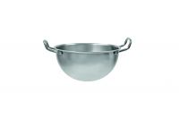 Handschlagkessel 18/10, mit 2 Griffen, D: 220 mm, H: 120 mm, Volumen 2,7 ltr. Handschlagkessel 18/10, mit 2 Griffen, D: 220 mm, H: 120 mm, Volumen 2,7 ltr.