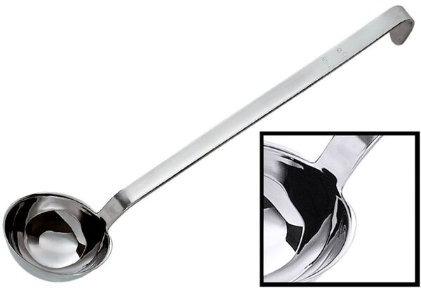 Schöpfkelle, Edelstahl, I: 0,3 ltr., D: 11 cm, Stiellänge: 36 cm