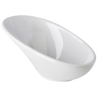 Schale FRIENDLY, PET, 11,5 x 6 x 5,5 cm, I: 0,04 ltr., Farbe: weiss Schale FRIENDLY, PET, 11,5 x 6 x 5,5 cm, I: 0,04 ltr., Farbe: weiss