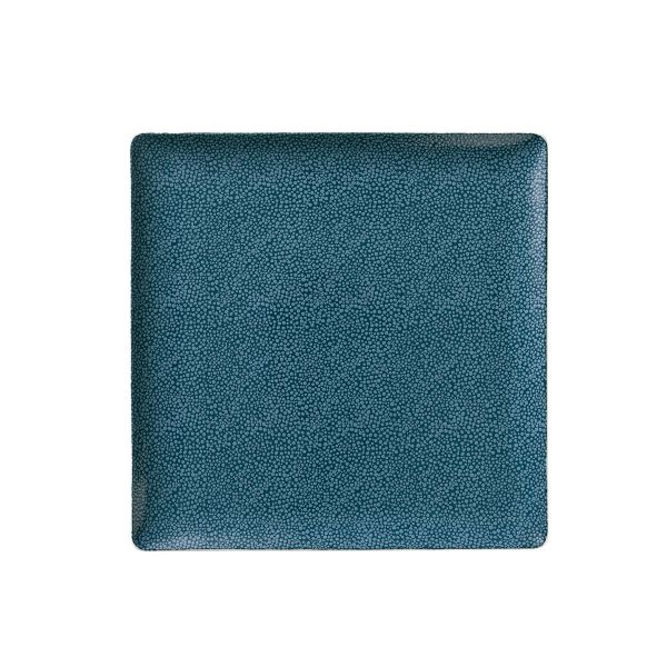 Bauscher, Purity : 426075 Pearls Ocean - Teller flach quadratisch Coup, bonewhite, 20 x 20 cm