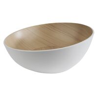 Schale FRIDA, D: 25 cm, H: 8 / 11 cm, Melamin, innen: Holzoptik Schale FRIDA, D: 25 cm, H: 8 / 11 cm, Melamin, innen: Holzoptik