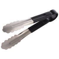 Universalzange, Edelstahl, PVC, Länge: 24 cm, Griff: schwarz, matt beschichtet Universalzange, Edelstahl, PVC, Länge: 24 cm, Griff: schwarz, matt beschichtet