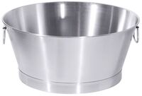 Wanne/Fettschüssel mit Fallgriffen, I: 24 ltr., D: 45 cm, H: 22 cm, Edelstahl Wanne/Fettschüssel mit Fallgriffen, I: 24 ltr., D: 45 cm, H: 22 cm, Edelstahl