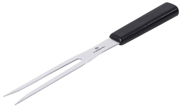 Fleischgabel, mit Griff aus PP, Messerstahl, Zinken: 10 cm, L: 27,5 cm