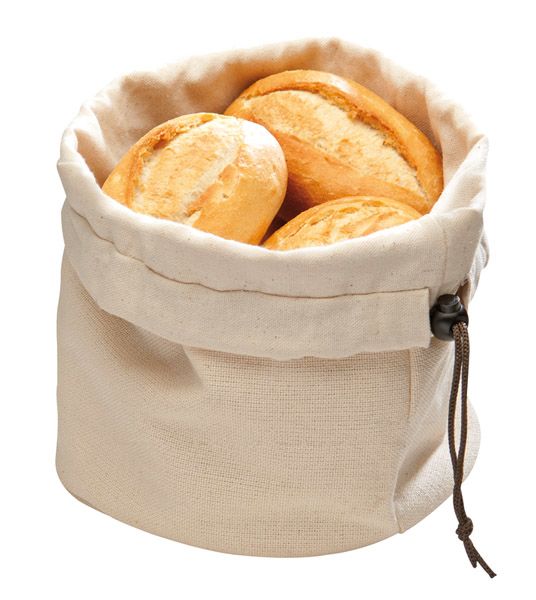 Brottasche mit Wärmekissen, D: 20 cm H: 23,5 cm, Baumwolle, Fb. beige/ beige