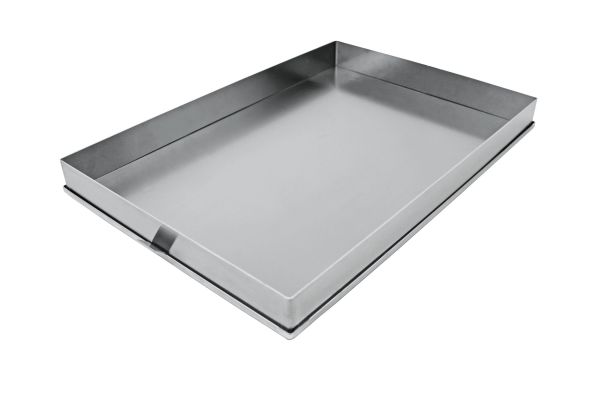 Schnittkuchenblech 2 tlg., Boden und Backrahmen, Aluminium, 580 x 400 x 50 mm