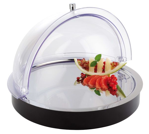 RolltopHaube FOCUS D: 38 cm, H: 20 cm SAN, transparent, kunststoff