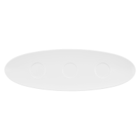 Seltmann Weiden, Coup Fine Dining - Setplatte oval, weiss, uni, 44 cm Seltmann Weiden, Coup Fine Dining - Setplatte oval, weiss, uni, 44 cm