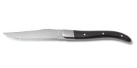 Comas, ACR : Schwarz - Steakmesser massiv ChrSt., gezahnte Schneide, Acrylgriff, 225 mm Comas, ACR : Schwarz - Steakmesser massiv ChrSt., gezahnte Schneide, Acrylgriff, 225 mm