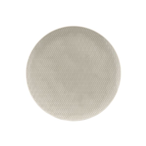 Bauscher, Scope : Glow Gray - Teller flach coup, relief, 26 cm
