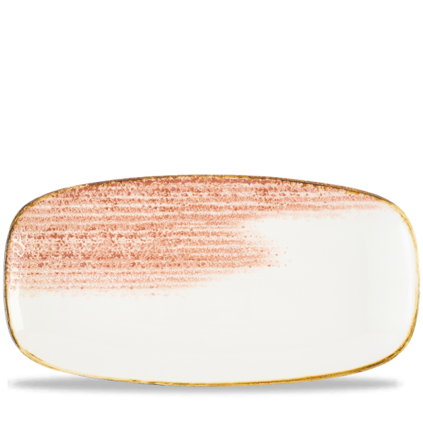 Churchill, Homespun Accents : Coral - Chefs Platte rechteckig 35,5 x 18,9 cm