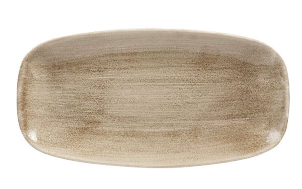 Churchill, Stonecast Patina : Antique Taupe - Chefs Platte rechteckig, 29,8 x 15,3 cm