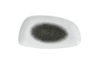 Churchill, Raku : Quartz Black - Chefs Geo Platte, asymmetrisch, 35 x 18,5 cm Churchill, Raku : Quartz Black - Chefs Geo Platte, asymmetrisch, 35 x 18,5 cm