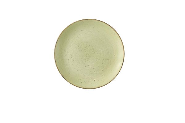 Churchill, Stonecast Raw : Green Vellum - Teller flach Coup, 26 cm