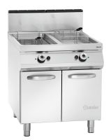 Gas-Standfritteuse, 2 Becken Gas-Standfritteuse, 2 Becken