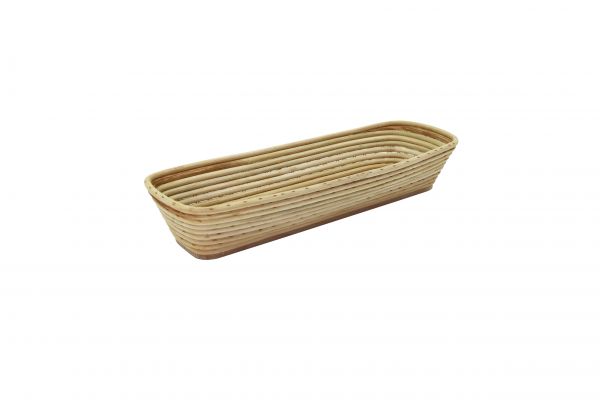 Brotform, Gärkorb lang, eckiger Kopf 440 x 140 mm, 2000 g