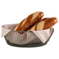 Vorschau: Korb SVART, Metall, 24 x 19 cm, H: 8 cm, Farbe: smoke green Vorschau: Korb SVART, Metall, 24 x 19 cm, H: 8 cm, Farbe: smoke green