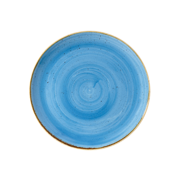 Churchill, Stonecast : Cornflower Blue - Teller flach Coup, 32,4 cm