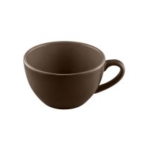 Bauscher, Sandstone : Dekor 700665 Dark Brown Uni - Milchkaffee-Obere nieder 0,35 ltr. Bauscher, Sandstone : Dekor 700665 Dark Brown Uni - Milchkaffee-Obere nieder 0,35 ltr.