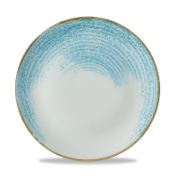 Churchill, Homespun Accents : Aquamarine - Teller flach Coup, 26 cm Churchill, Homespun Accents : Aquamarine - Teller flach Coup, 26 cm