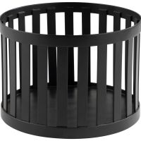 Korb / Ständer APS PLUS, Edelstahl, D: 15 cm, H: 10,5 cm, Farbe: schwarz Korb / Ständer APS PLUS, Edelstahl, D: 15 cm, H: 10,5 cm, Farbe: schwarz