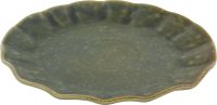 Playground, Steinzeug - NAMI : Teller, flach, rund, olive, 28 cm Playground, Steinzeug - NAMI : Teller, flach, rund, olive, 28 cm