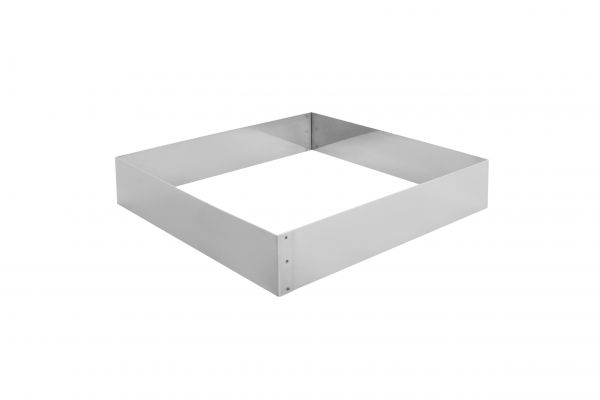Tortenring Quadrat, Edelstahl, 26 x 26 x 5 cm
