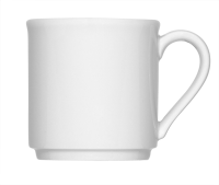Bauscher, Maitre - Kaffee-Obere stpb., weiss, uni, 0,19 ltr. Bauscher, Maitre - Kaffee-Obere stpb., weiss, uni, 0,19 ltr.