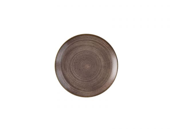 Churchill, Stonecast Raw : Brown Vellum - Teller flach Coup, 21,7 cm