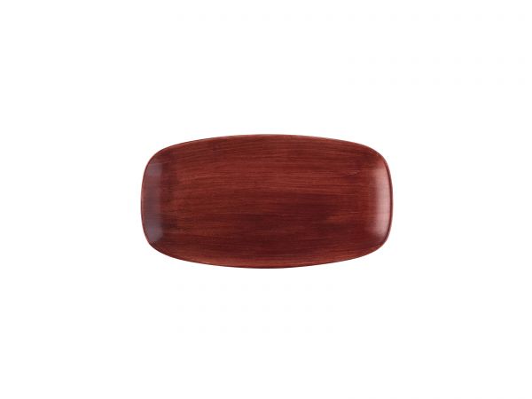 Churchill, Stonecast Patina : Rust Red - Chefs Platte rechteckig, 35,5 x 18,9 cm