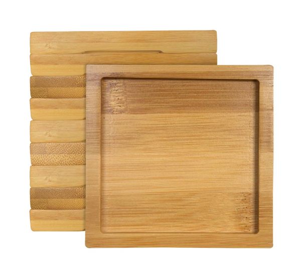Untersetzerset, Holz, 10 Stück