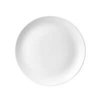 Churchill, Vellum : White Matt Glaze - Teller flach Coupe, 26 cm Churchill, Vellum : White Matt Glaze - Teller flach Coupe, 26 cm